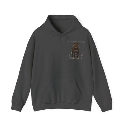 Minimalist Motivational Hoodie — “Move Like a Cheetah Toward Success” Leopard Print Motivational Hoodie