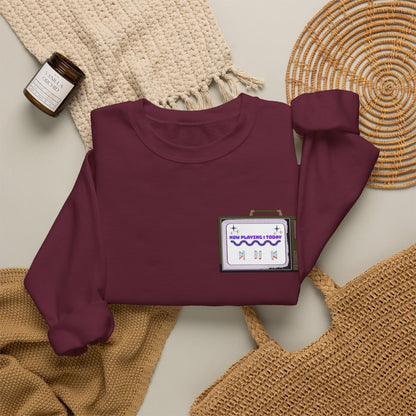 Viral Retro TV 'Now Playing Today' Crewneck Sweatshirt