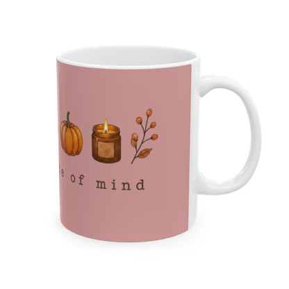 Aesthetic&MINIMALIST |Autumn State of Mind Mug — Cozy Fall Coffee Cup (11oz & 15oz)